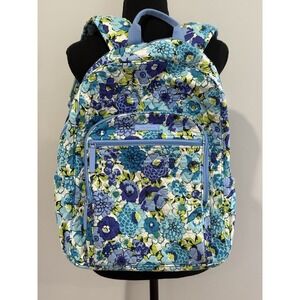 Vera Bradley Blueberry Blooms Campus Backpack #14314-J16 $109 MSR